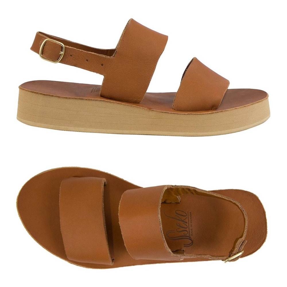 Carmel Double Strap Platform Sandals